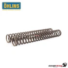 Pair of front Ohlins springs for set cartridges load 75N/mm