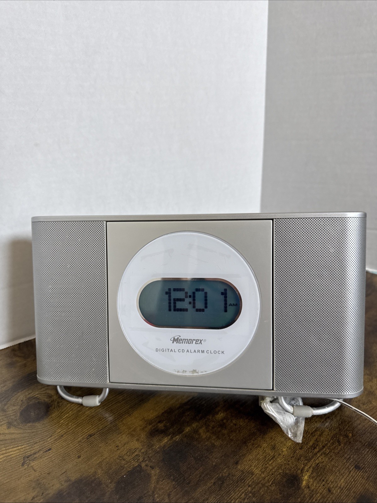 Memorex Digital Stereo Clock Radio AM/FM Dual Alarm CD Player MC7101 Tested