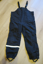 H&M Regen Matsch Outdoor schwarz Träger Kinder Gr. 122  Latz Hose Jungen