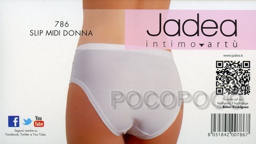 Slip Midi- Damen Hohe Taille Baumwolle Modal Elastisch Jadea 786 Midi- Elastisch - Bild 5 von 8