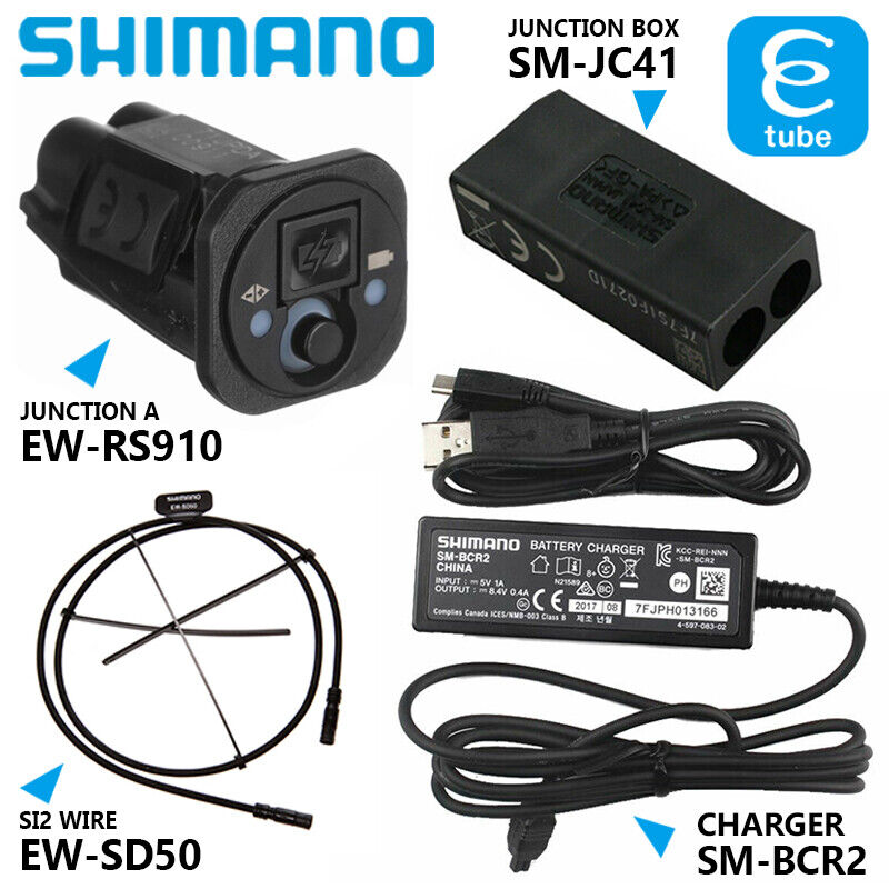 Shimano Di2 EW-RS910 Junction A SM-JC41 Junction Box SM-BCR2 Shimano Di2 EW-RS910 Junction A SM-JC41 Junction Box SM-BCR2