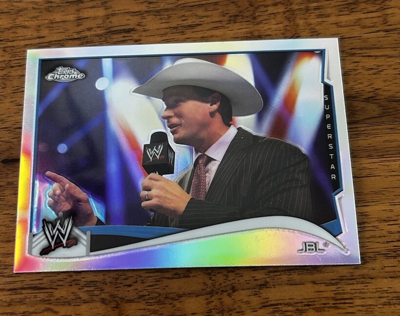 2014 TOPPS CHROME WWE #72 JBL REFRACTOR