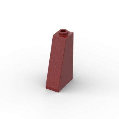 Lego 2x Schrägstein 2x1x3 slope 75 4460b dunkel rot dark red