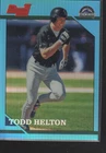 TODD HELTON 2013 BOWMAN CHROME ROOKIE REPRINT REFRACTORS #378