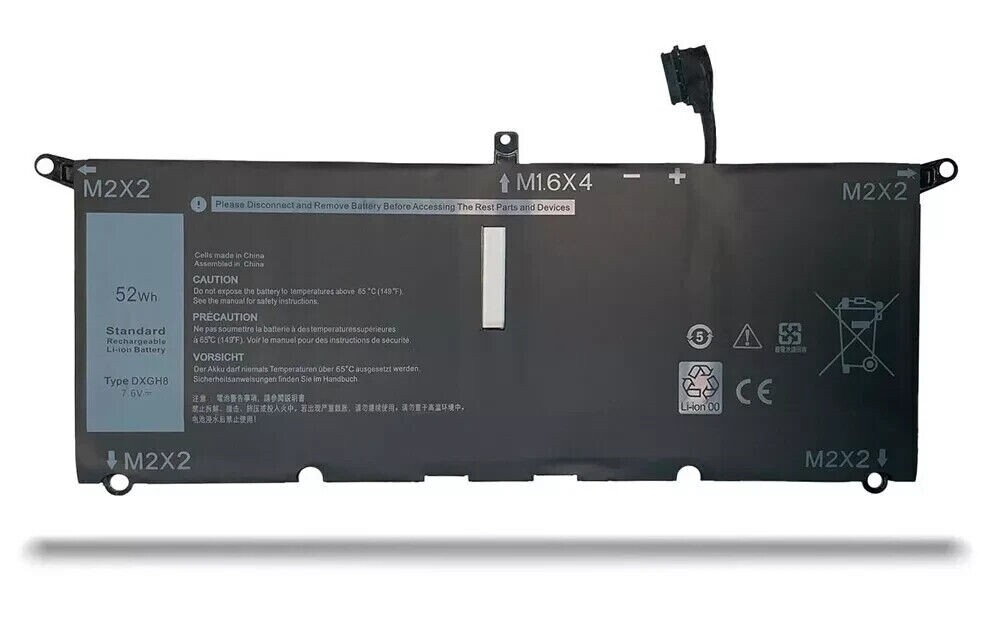 52Wh Battery DXGH8 for Dell Inspiron 13 7391 2-in-1 (NOT for