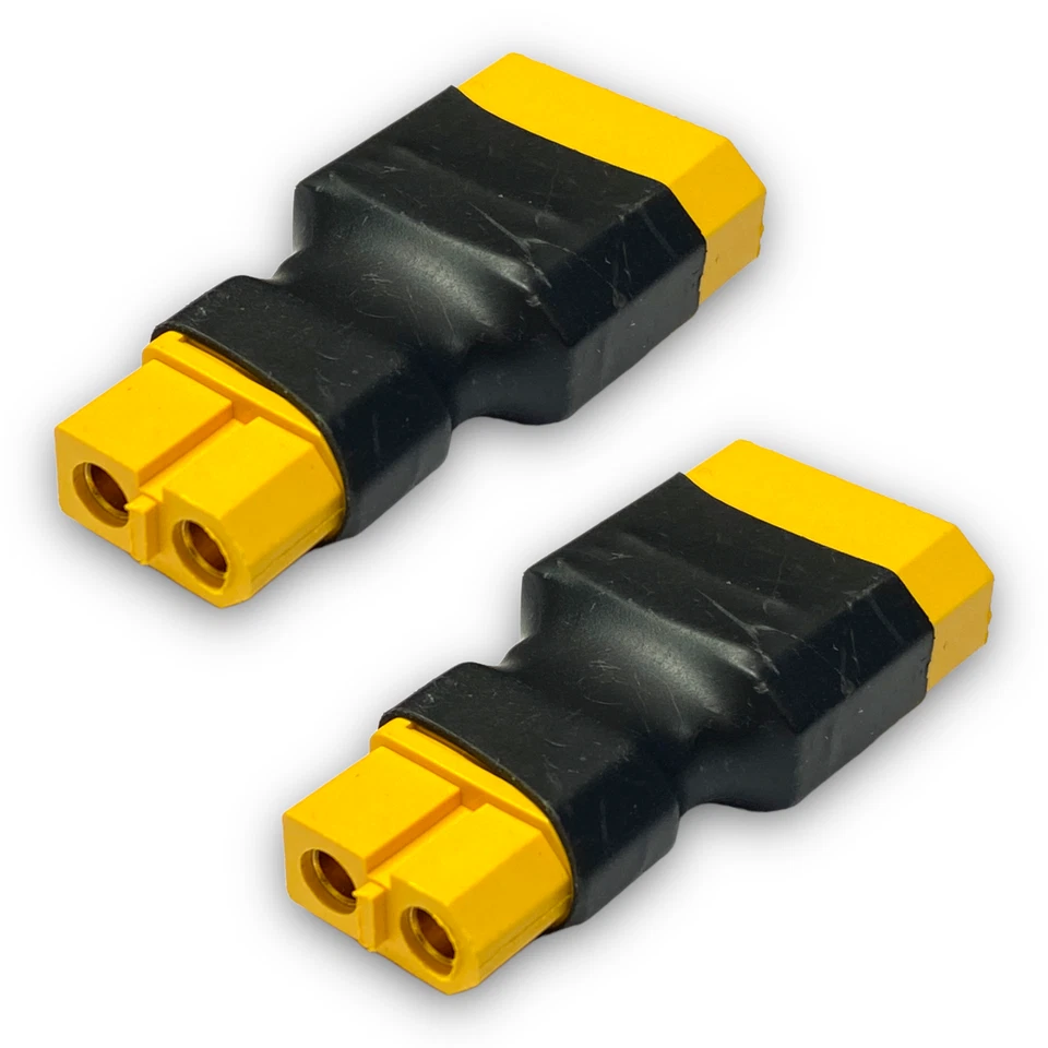 2x Adapterkabel Adapterstecker XT60 Stecker Female auf XT90 Buchse Male Adapter - Bild 2 von 4
