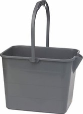 Vikan Mop Bucket,15 Litre, Grey With Wringer