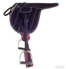 Suede Race Horse Excercise Saddle with Leathers - Irons - Girth