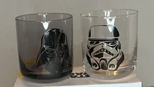 Star Wars Darth Vader Short 10 oz Drinking Glasses Joy Jolt Set of 2