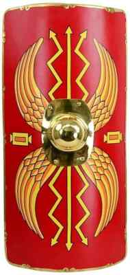 Medieval Roman Shield 24'' Legionary Fully Functional Roman Armor Scutum Shield