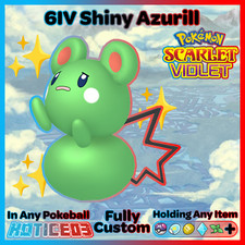 ✨ Shiny Azurill 6IV ✨ Pokemon Scarlet & Violet 🚀 Fast 🚀