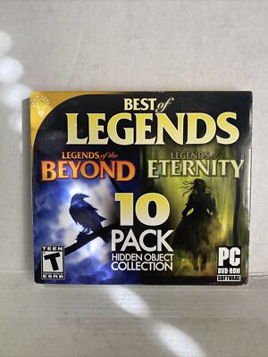 Best of Legends, 10 Pack Hidden Object Collection (PC). Good Used Condition