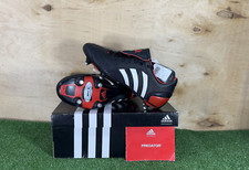 Adidas Predator PULSADO Pulse FG Black boots Cleats mens Football/Soccers