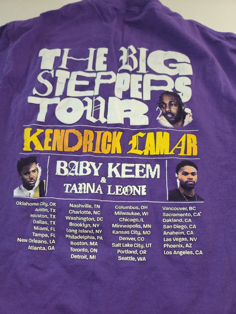 Kendrick Lamar The Big Steppers Tour Baby Keem Size M Rap Concert Kendrick Lamar The Big Steppers Tour Baby Keem Size M Rap Concert