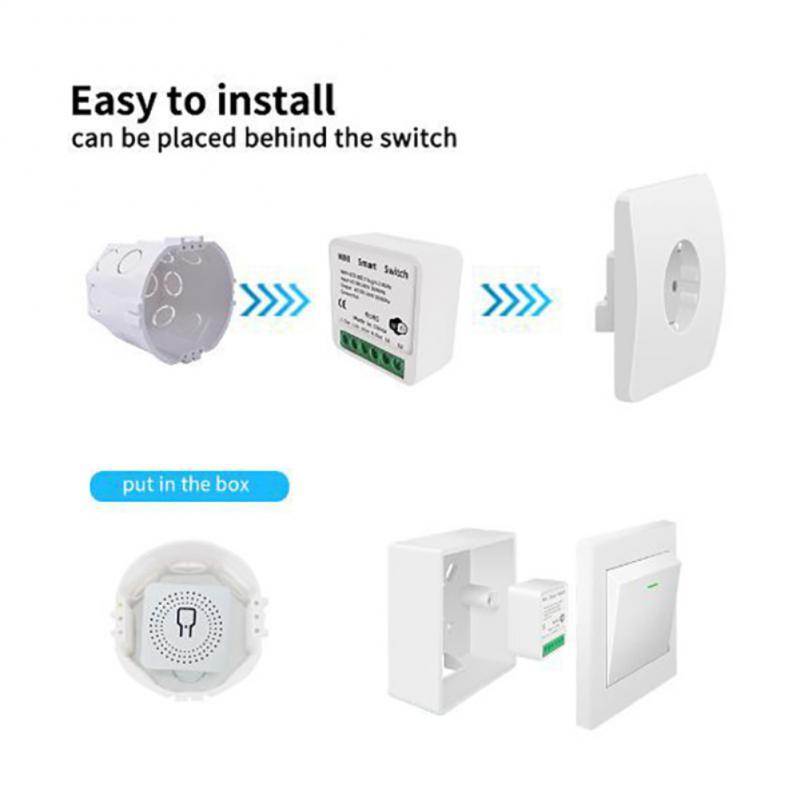 Athom Smart Home  preflashed TASMOTA  Mini Relay Switch 3 Way 16A