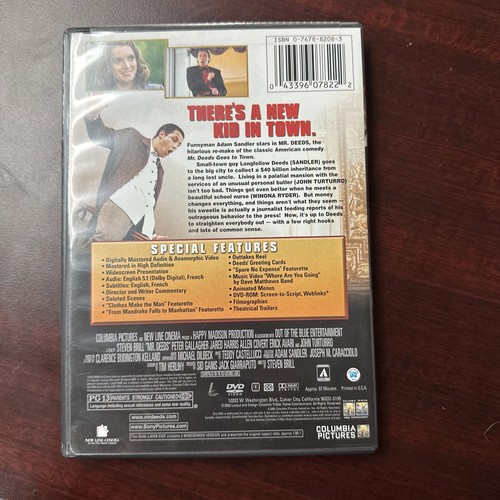 Mr. Deeds (DVD, 2002, Special Edition - Widescreen) - Picture 2 of 2
