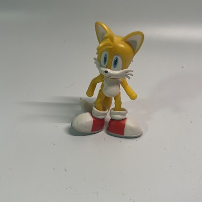 Jakks Modern Tails 3.5'' Super Poser Articulated Jointed Sonic The Hedgehog Sega