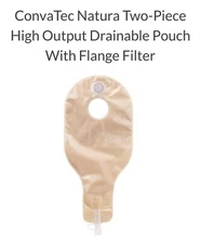30 (5 count x 6)  ConvaTec 420695 High Output Drainable Pouches 45mm 1-3/4 inch