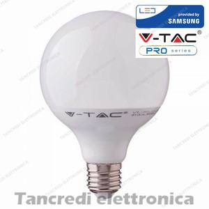 Lampadina Led V Tac 18w 115w E27 Bianco Caldo 3000k Vt 1899 Globo G120 Lampada Ebay