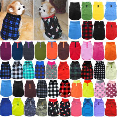 Haustier weiche Jacke kleiner Hundemantel niedlicher Hundepullover Fleece-Mantel