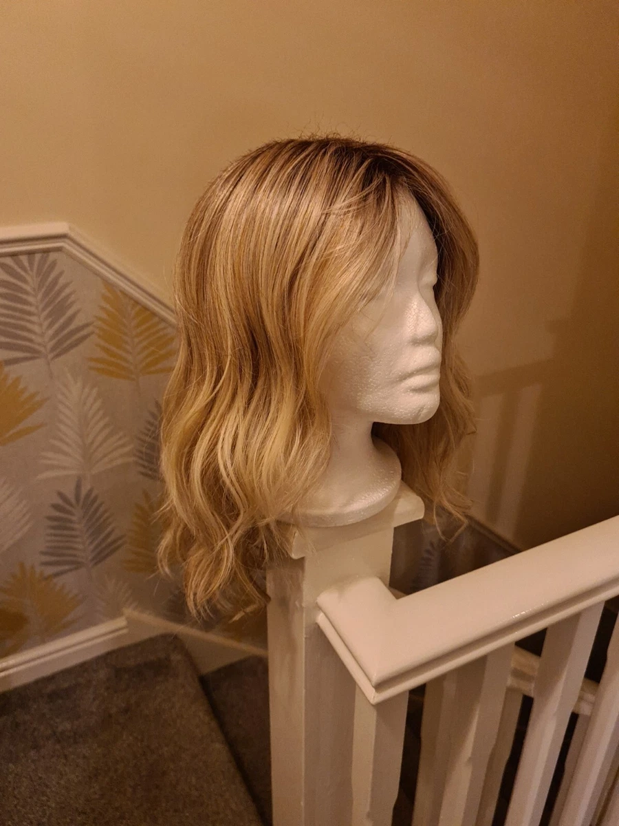 Rooted top monofilament wigs