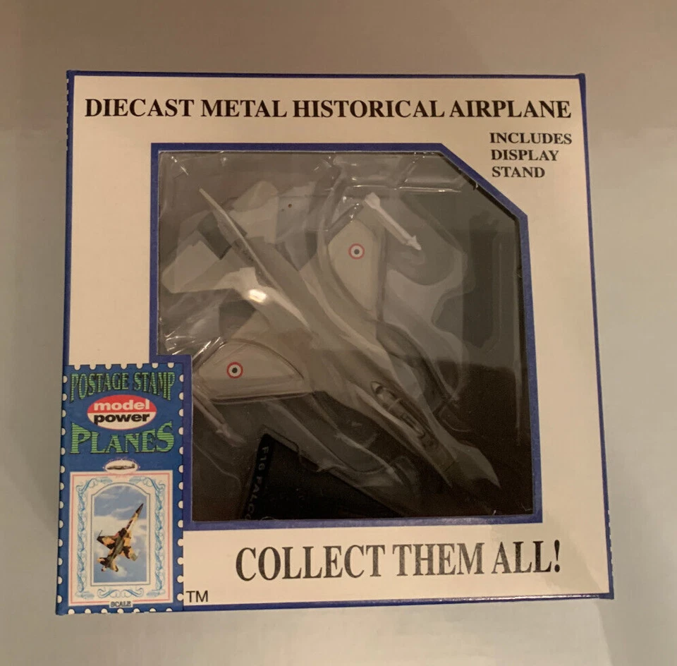 F-16 Fighting Falcon. agile fighter. Die Cast metal 1:126 scale. New in Box Mint - Image 4 of 4