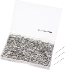 Shapenty 26Mm/1Inch Stainless Steel Dressmaker Straight Quilting Pins Bulk Fine