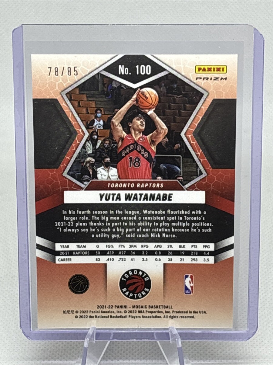 渡邊雄太RC blue fast break prizm PSA9 /175 2018-19 panini