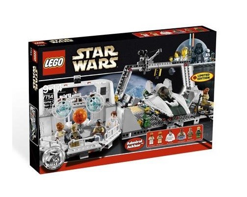 Lego STAR WARS 7754 MON CALAMARI CRUISER Ackbar Lando Gen Crix