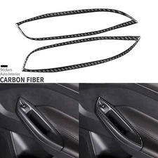 Real Carbon Fiber Rear Window Lift Switch Panel Cover Trim For Ford Focus 12-18