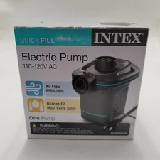 Intex quick fill electric pump 110-120v ac for indoor use