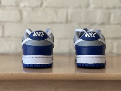 Nike Dunk Low Retro ID By You Blue White Grey Shoes Women 13  display picture 3