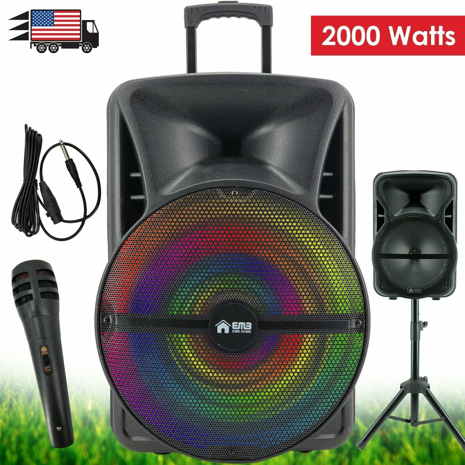 dj speaker 2000 watt