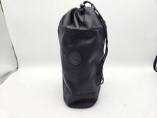 Genuine Leica Leather Logo Soft Drawstring Lens Pouch Case - 4"Dia x 9 3/4"T