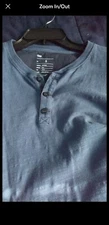 GAP - Men's Long Sleeve Henley T-Shirt - Size Small