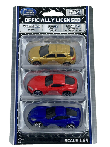 Mini Cars Volkswagen Toyota Chevrolet Diecast Metal Officially Licensed 1:64