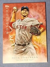2017 Topps Inception Parallel Magenta /75 Rick Porcello #54 Red Sox