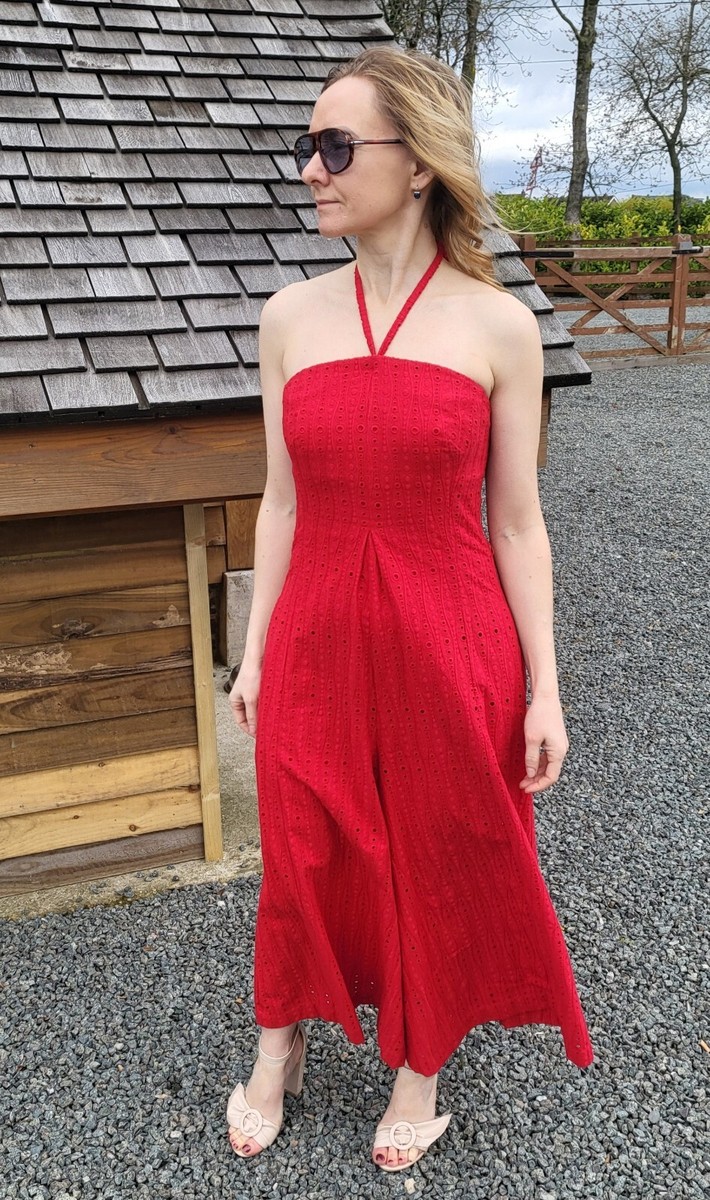 Ted Baker Women Cotton Jumpsuit UK6 UK