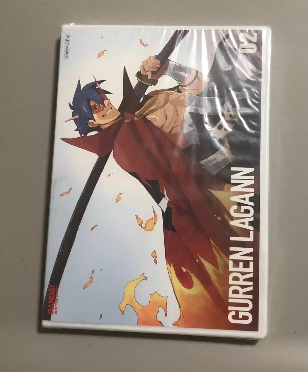 NEW Tengen Toppa Gurren Lagann DVD Anime Volume 2 Episodes 6-9 Bandai  Aniplex