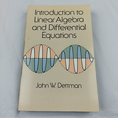 Introduction to Linear Algebra and Differential Equations Dover Books on Mathem