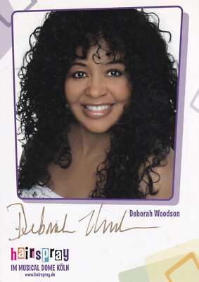 Autogramm - Deborah Woodson (Musical - Hairspray)