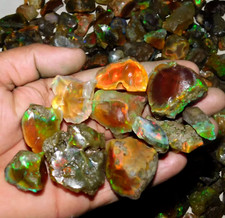 300 Ct CertifiedAmazing 100 Natural Fire Opal Ethiopian Rough Lot LooseGemstone