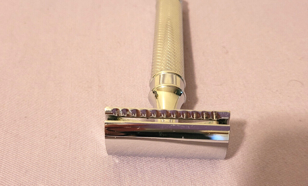 Muhle Traditional R89 Grande Large Closed Comb Chrome Safety Razor - New Other