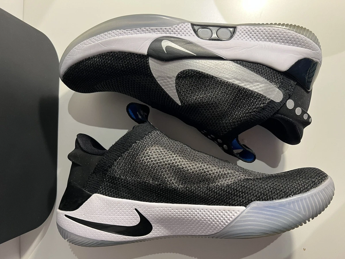 Nike Adapt BB 2019 Blk Men Sz 9.5 w US Charger Self Lacing AO2582 001 Rep Box