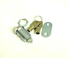 1 x 19.05mm / 3/4" HIGH SECURITY ROUND KEY LOCK - FRUIT MACHINES or POOL TABLES