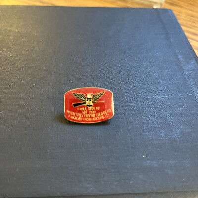 I Will Give Up My Gun When They Pry My Cold Dead Fingers Enamel Lapel Pin 