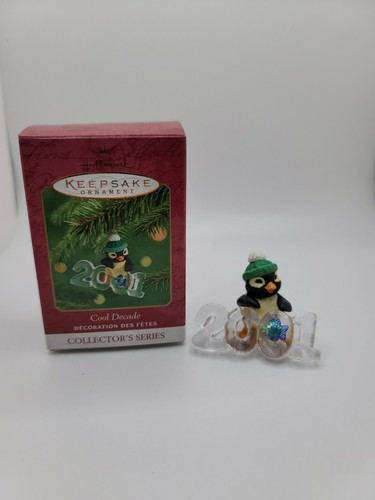 Vintage 2001 Hallmark Keepsake Ornament Cool Decade Penguin - 第 1/6 張圖片