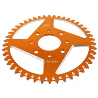 Alu- Kettenrad Jmp 46Z Orange Passend FüR Ktm Duke 125 Bj. 2011-2013