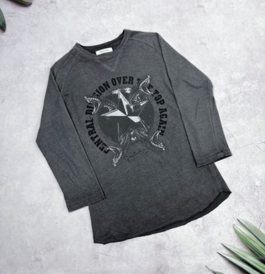 Pierre Balmain T-Shirt LS Snakes Star Central Division Over The Top Again size M