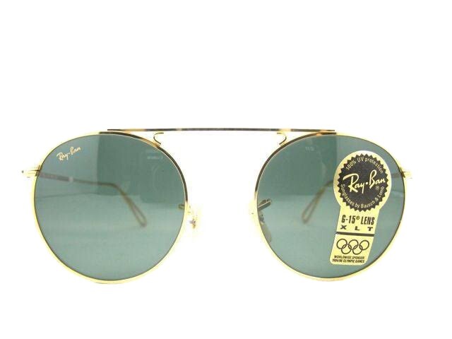 Vintage Olympic 80's-90's Ray-Ban XLT Round Sunglasses | eBay